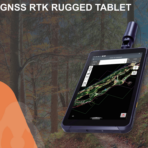 8 Inch GNSS RTK Rugged Tablet CC800H