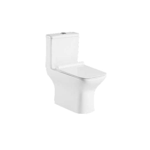 White Edge Ceramic Toilet