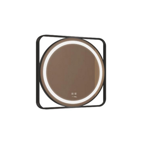 800x800 Square Frame LED Mirror