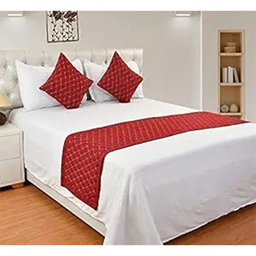 Satin Stripe 220TC Runner 20x90 W 2 CUSHION