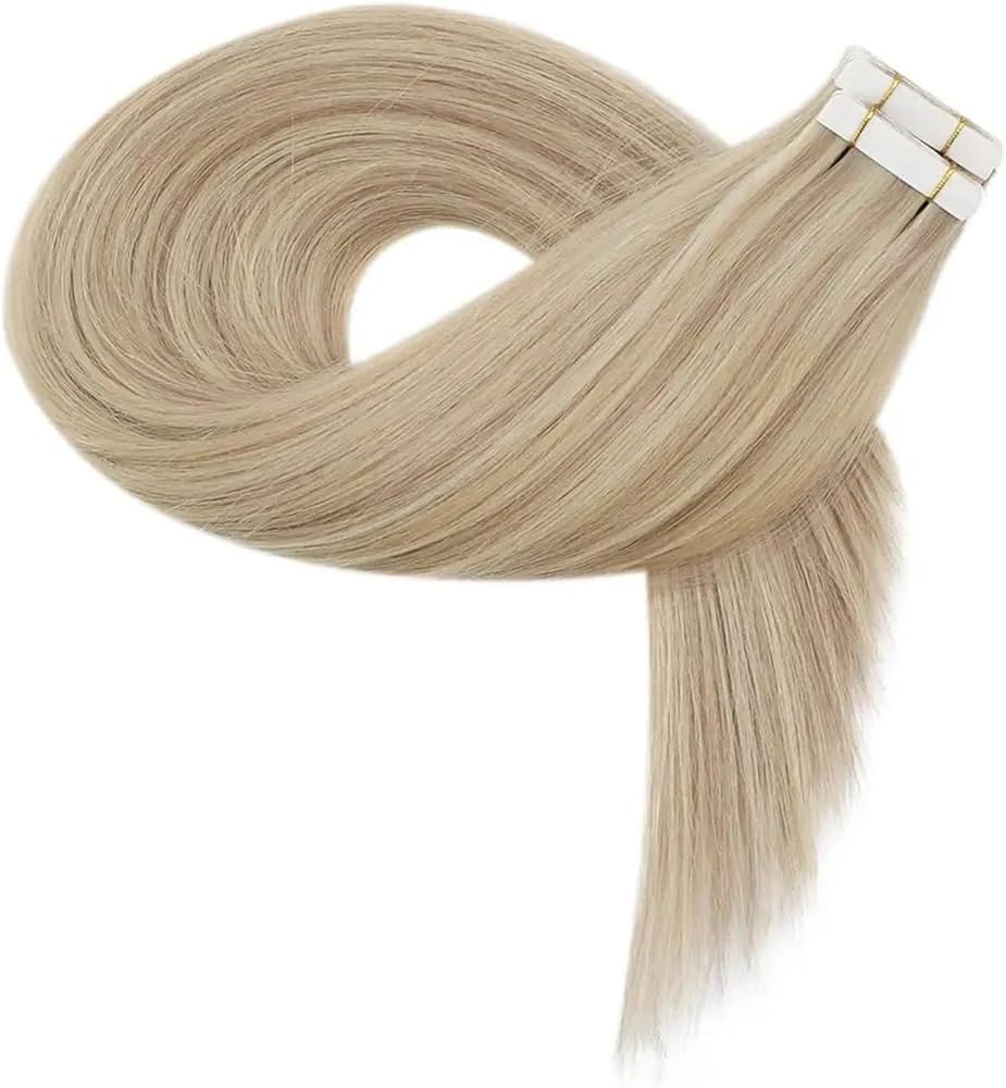 Blonde Tape In Hair Extensions Virgin Human Hair 22Inch | 40PC