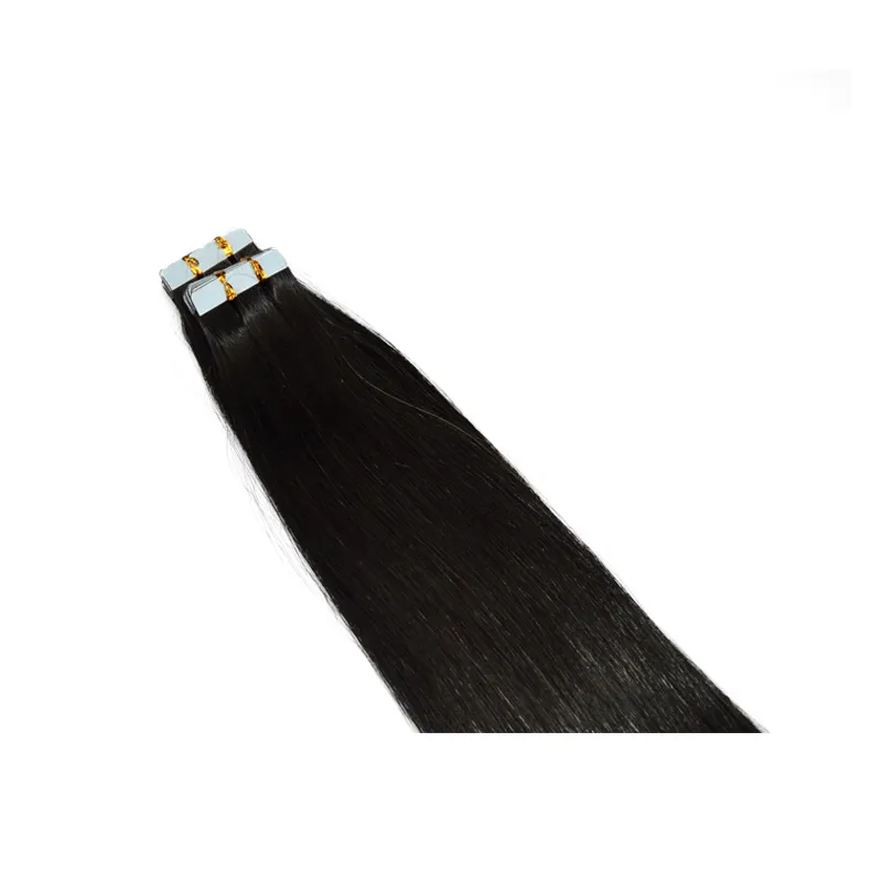 Tape In Hair Extension Human Hair 30Inches Black Finish 40pc