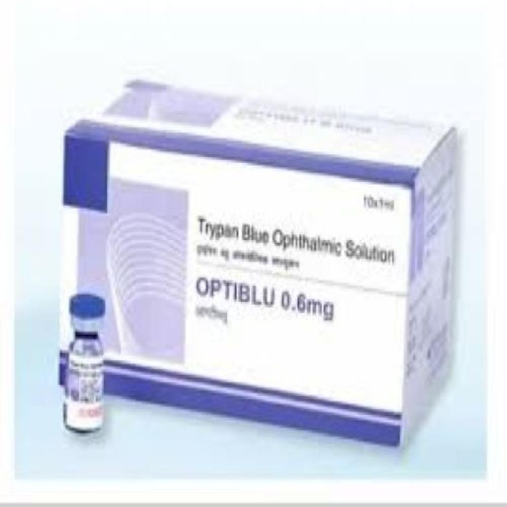 Optiblue Vial & Pfs Trypan Blue Ophthalmic Solution 0.6, 0.8 & 1.5 Mg/ML