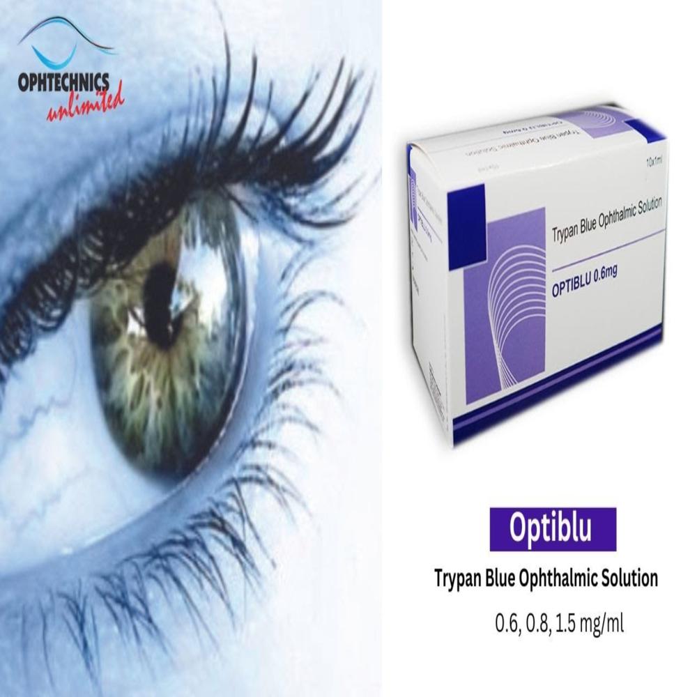 Optiblue Vial & Pfs Trypan Blue Ophthalmic Solution 0.6, 0.8 & 1.5 Mg/ML