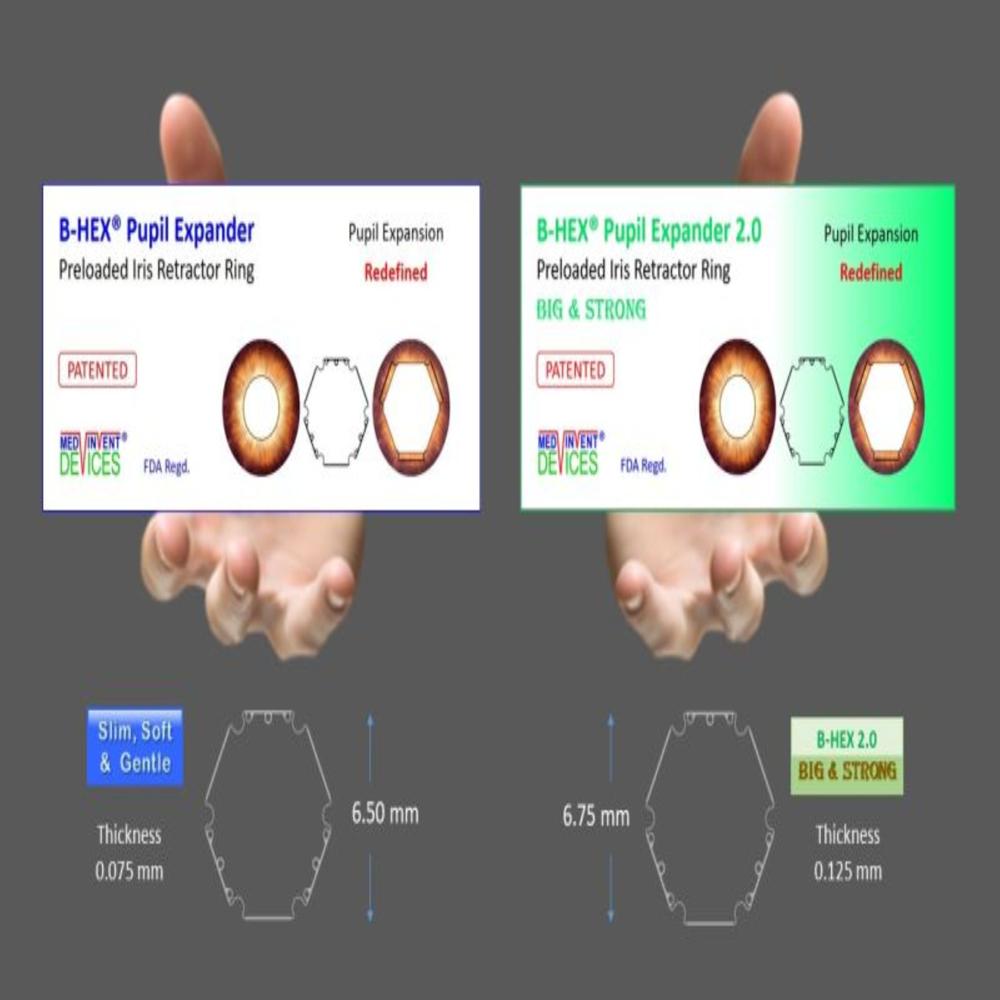 BHEX PUPIL EXPANDER PRELOADED IRI RETRACTOR RING