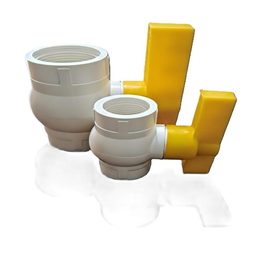 PLASTIC UPVC VALVES APPLE CUT