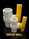 Plastic Upvc Valves Apple Cut - Upvc 15-50mm White, Apple Cut Finish, Leak Proof, Ergonomic Lever