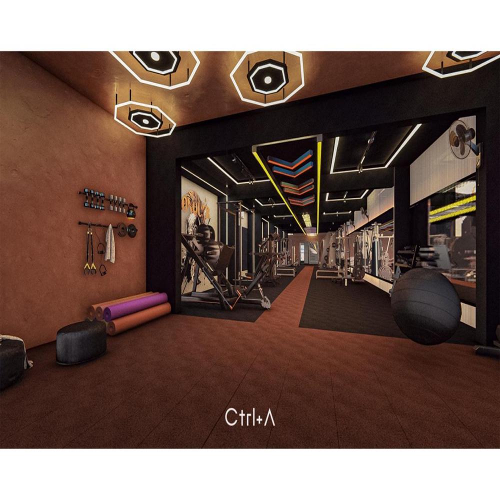 Heavy Duty Gym Floor Mats - Color: Blue