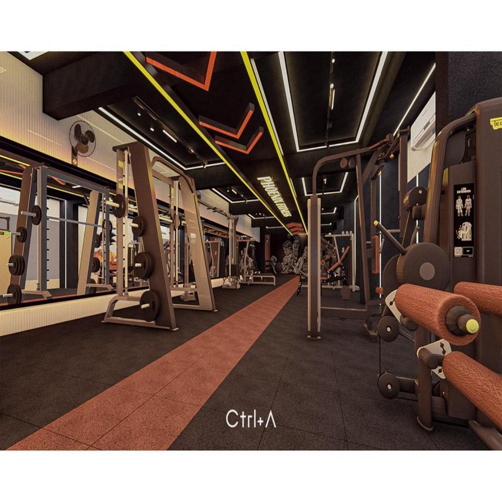 Heavy Duty Gym Floor Mats - Color: Blue