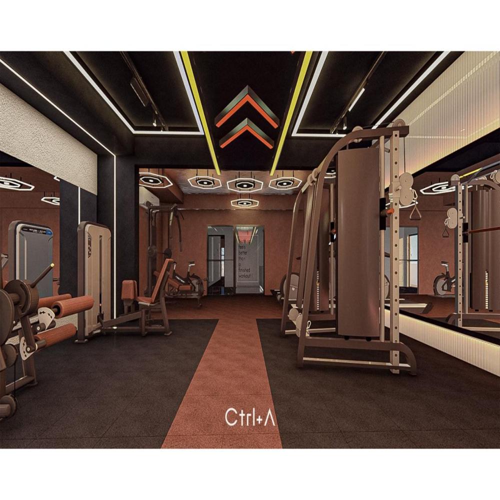 Heavy Duty Gym Floor Mats - Color: Blue