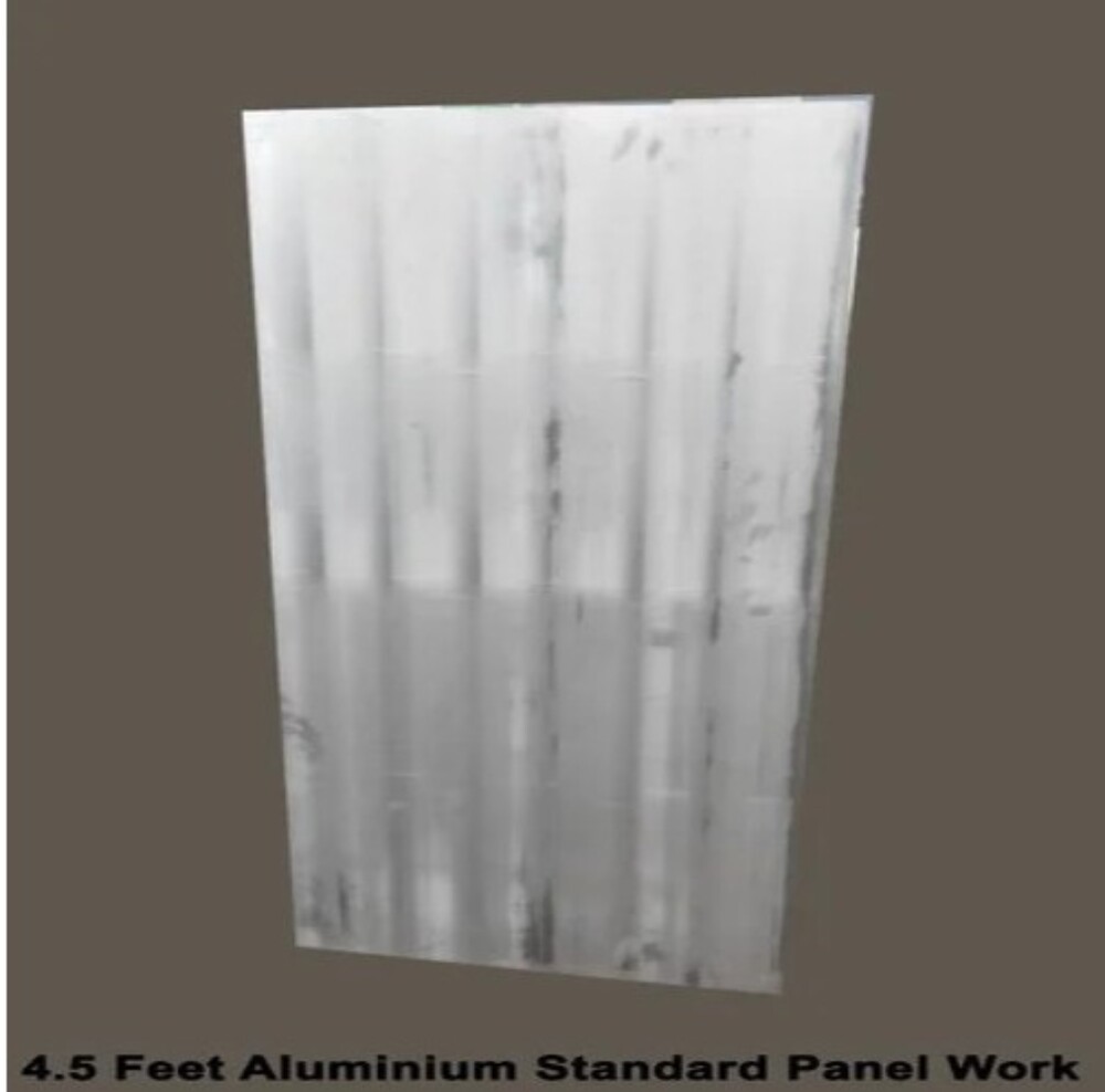 4.5 Feet Aluminium Standard Panel Work