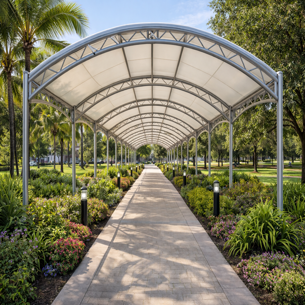 Tensile Structure Product - Color: White