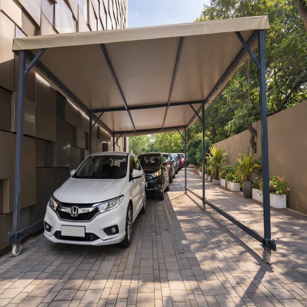 Modular Canopy Tensile Structure - Color: White