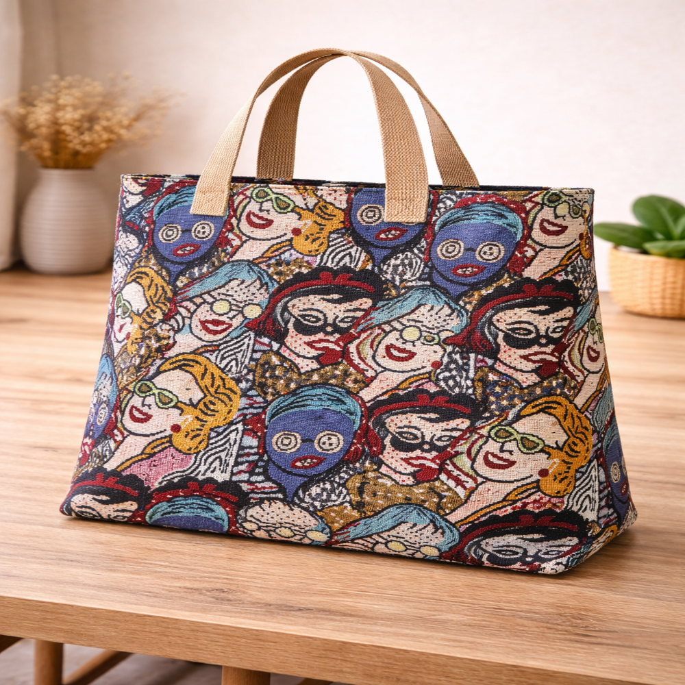 Tote Jacquard Bag Fabric - Attributes: Washable