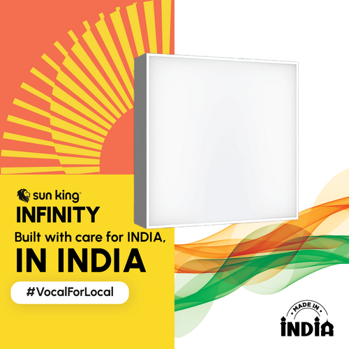 Sun King 12W Energy Efficient LED Square Surface Downlight (Available in Cool and Warm White)