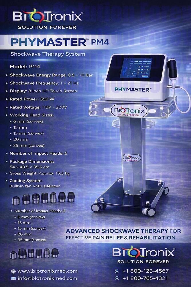 Phymaster Shockwave Shockwave Therapy Device for Chronic Pain Relief