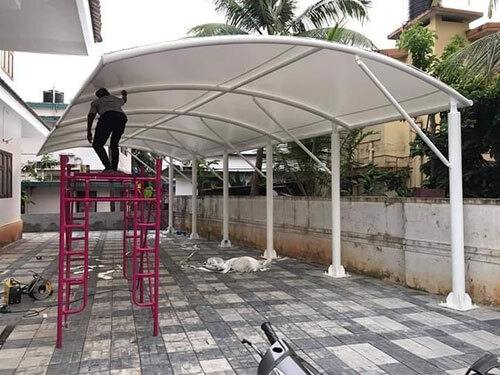 Car Parking Tensile Structure