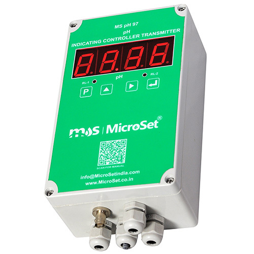 pH Indicating Controller Transmitter Weatherproof-MS pH 97