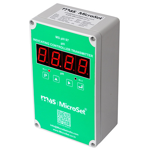 pH Indicating Controller Transmitter Weatherproof-MS pH 97