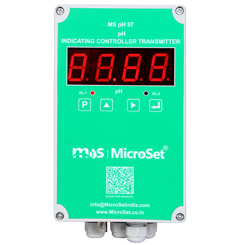 pH Indicating Controller Transmitter Weatherproof-MS pH 97