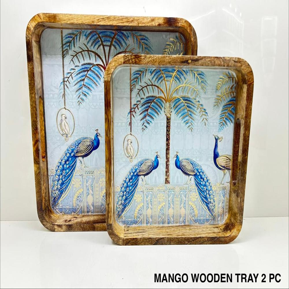 Mango Wood Tray- Sqaure