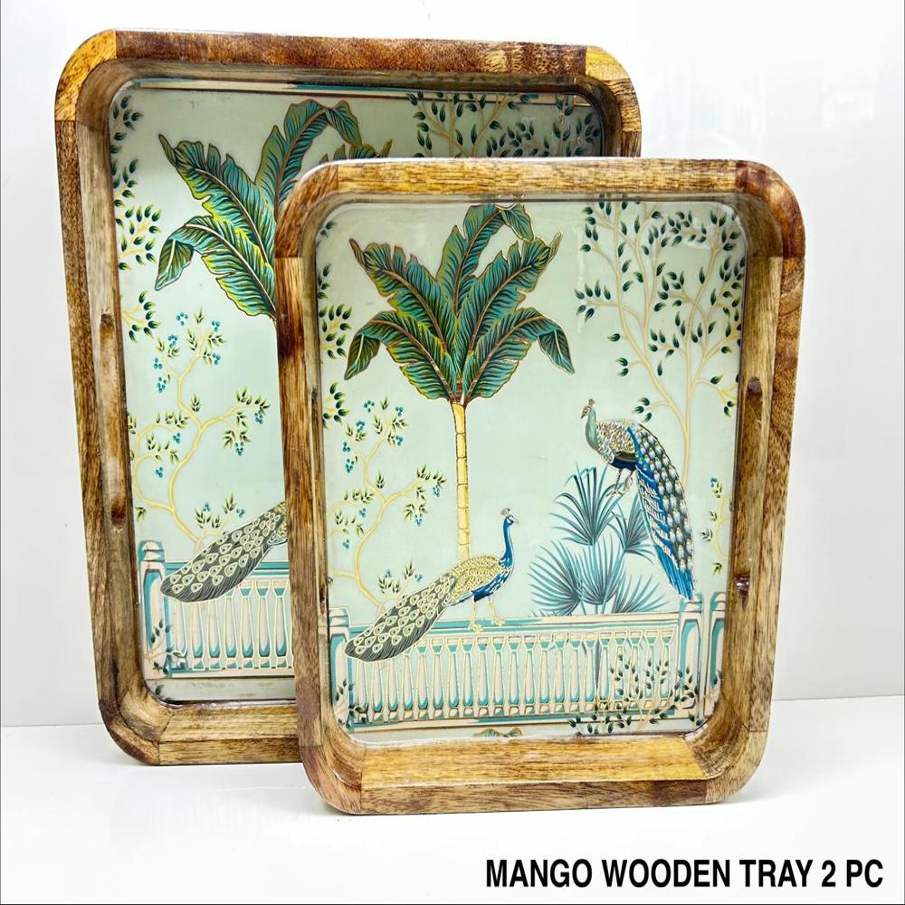 Mango Wood Tray- Sqaure
