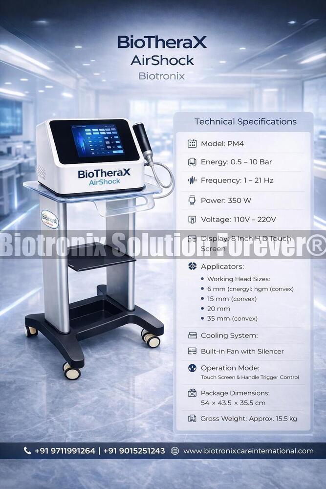 Phymaster Shockwave Physiotherapy Equipment for Deep Tissue Therapy