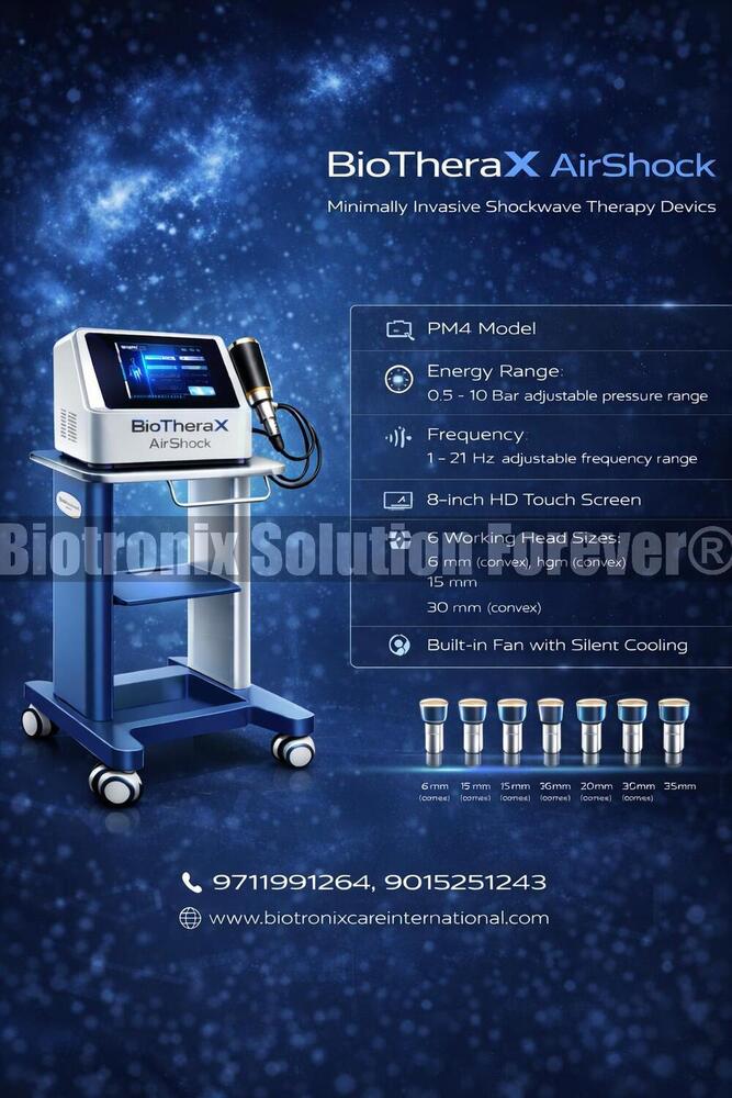 Phymaster Shockwave Physiotherapy Equipment for Deep Tissue Therapy