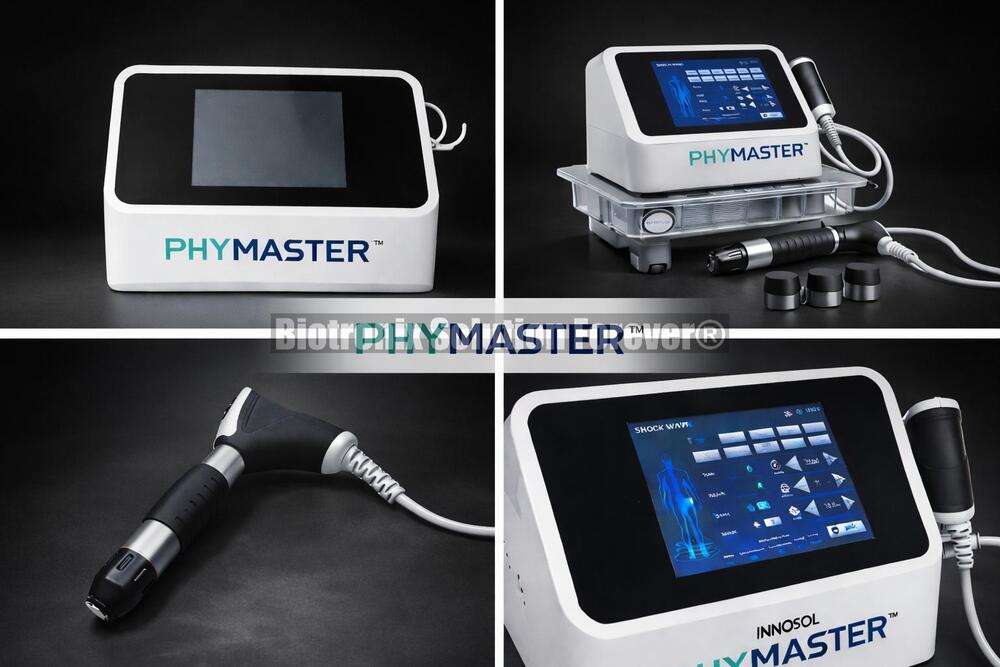 Phymaster Shockwave Pain Relief Therapy System for Physiotherapy Centers