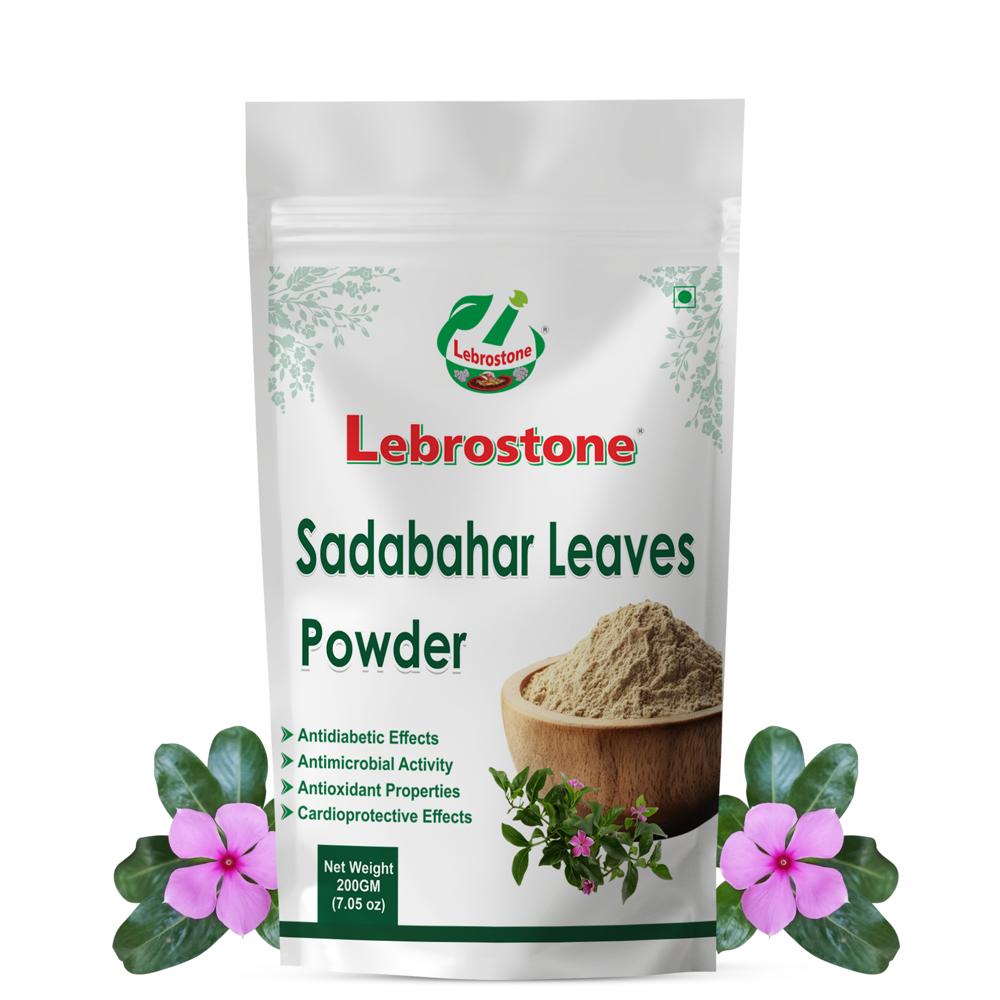 Lebrostone Sadabahar Leaves Powder | Ayurvedic Heart Health, Brain Support & Healthy Blood Sugar |200g
