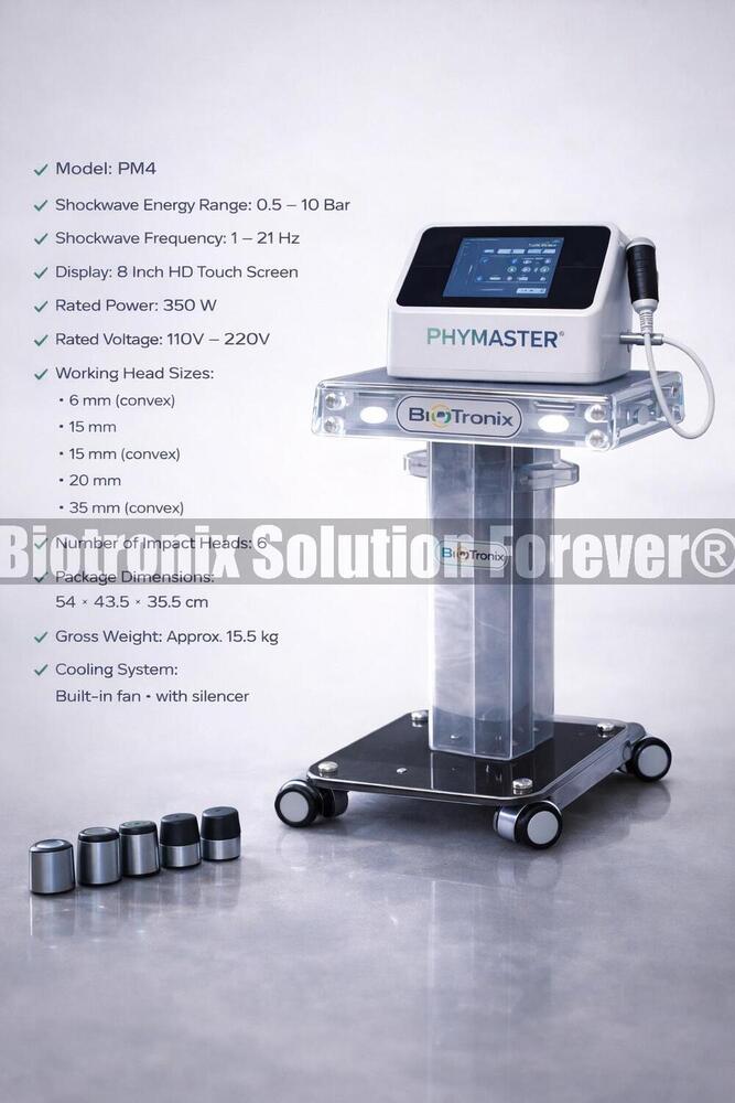 Phymaster Shockwave Physiotherapy Machine for Advanced Pain Management