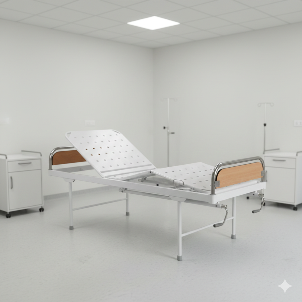 Sunmica Panel Hospital Fowler Bed