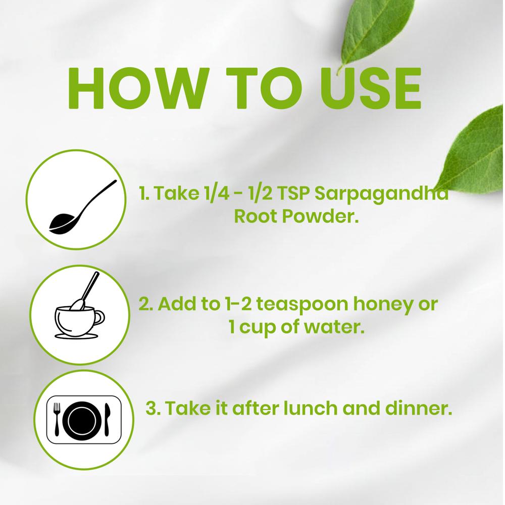 Lebrostone Sarpagandha Root Powder | Support, Mental Health & Detox| 200g