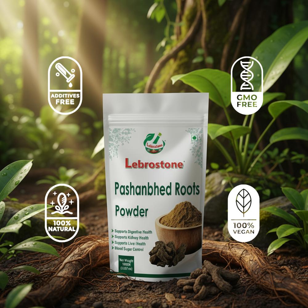 Lebrostone Punarnava Roots Powder | Natural Wellness Powder for Digestion, Detoxification, Heart, Kidney & Immune Support(100gm)