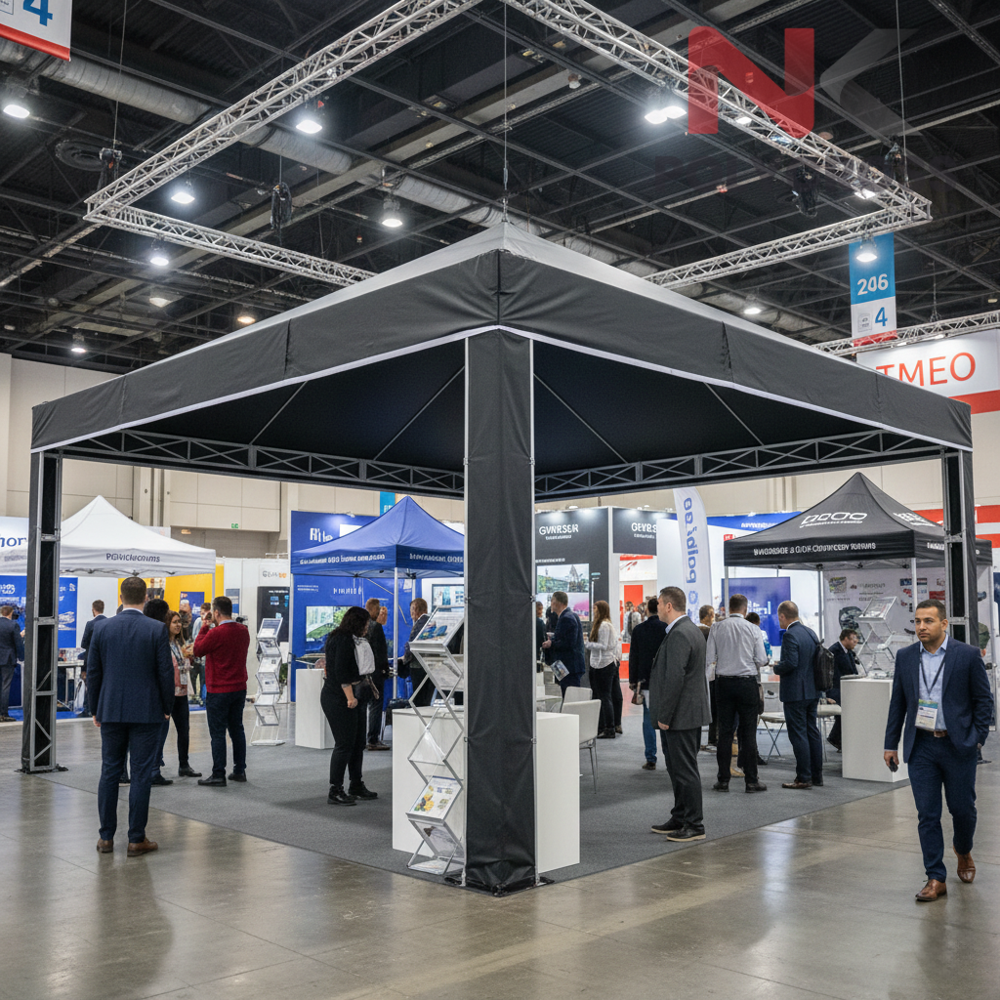 Exhibition Canopy Cover - Color: Blue