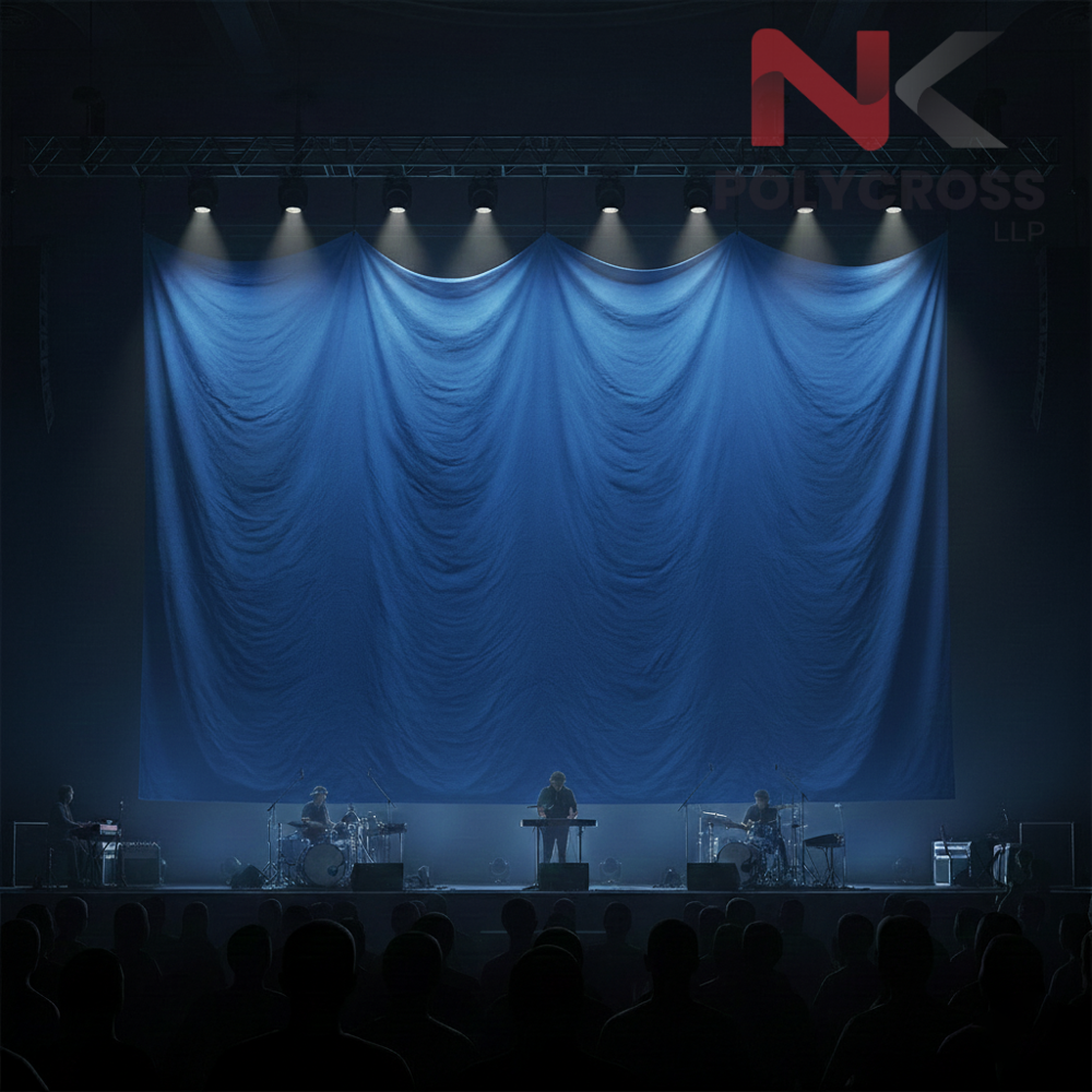 Stage Backdrop Sheet - Color: Blue