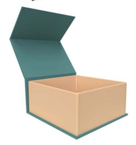 Lid Packaging Mockup Rigid Box With