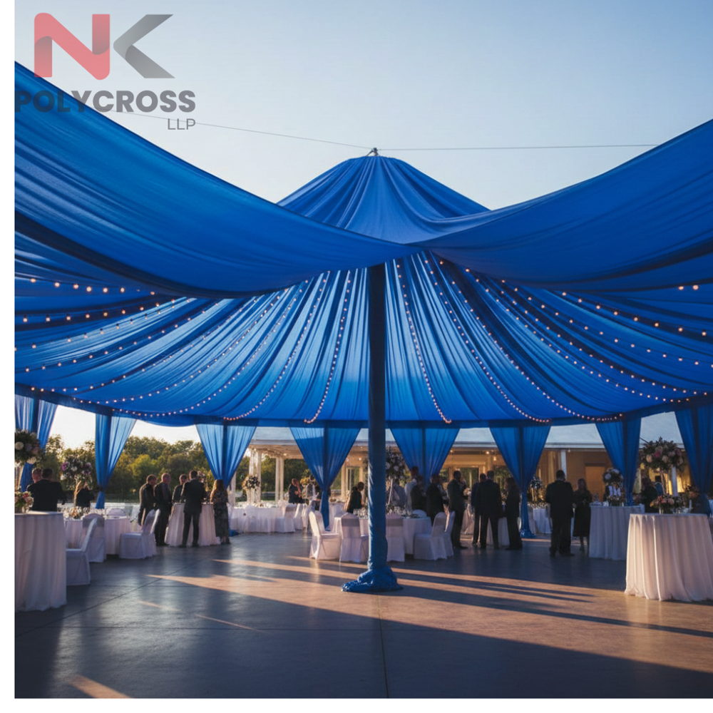 Party Canopy Drape - Color: Blue