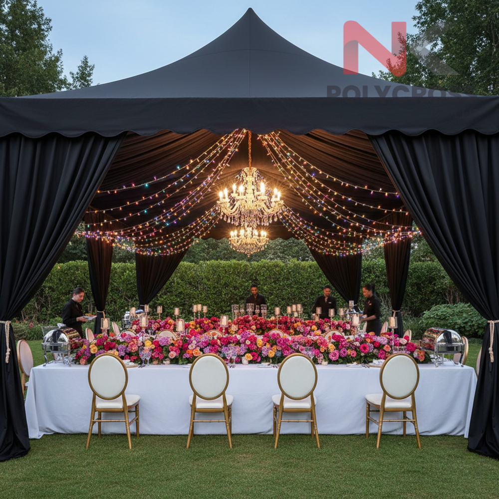 Party Canopy Drape - Color: Blue