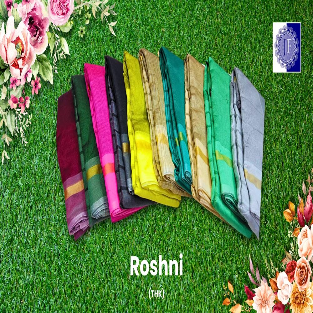 Roshni-cotton Based Sarees - Color: Blue