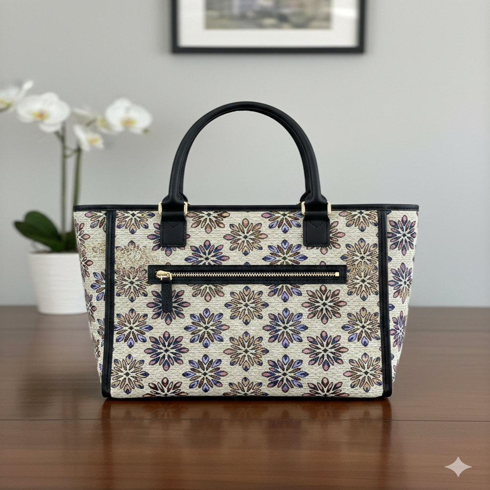Multi Jacquard Bag Fabric - Attributes: Washable
