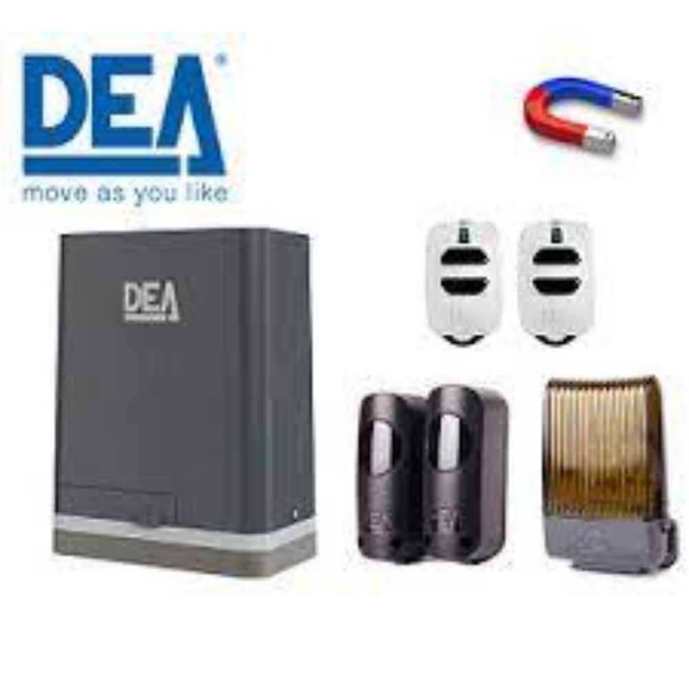 Dea Automatic Sliding Gate Motor - Color: Black