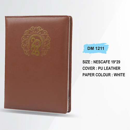 DM1211 Nescafe PU Leather Notebook Diary