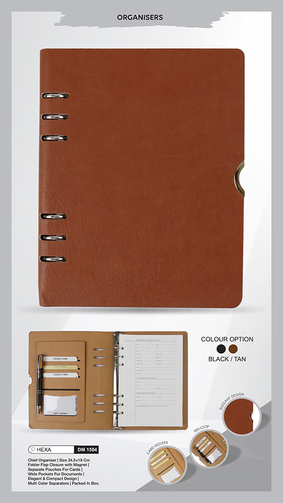 DM1504 Hexa Organizer Diary