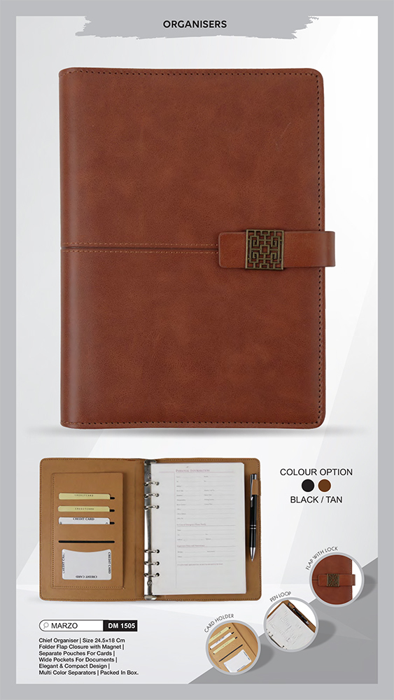 DM1505 Marzo Organizer Diary