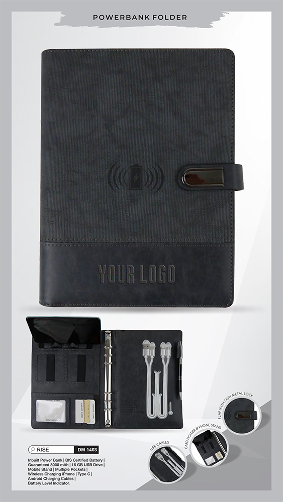 DM1403 Rise Power Bank Diary