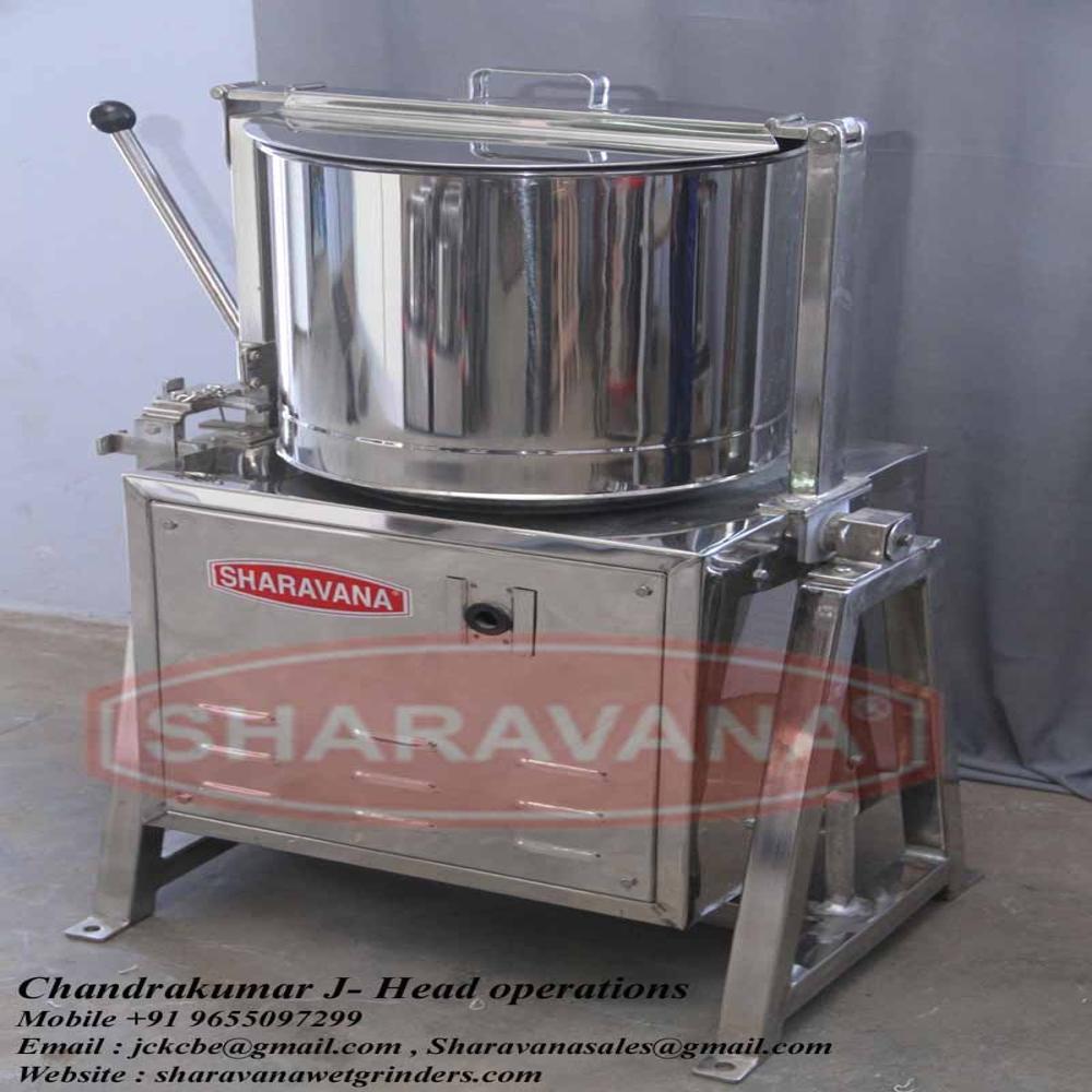 20 Liters Commercial Tilting Wet Grinder Karnataka - Material: Stainless Steel