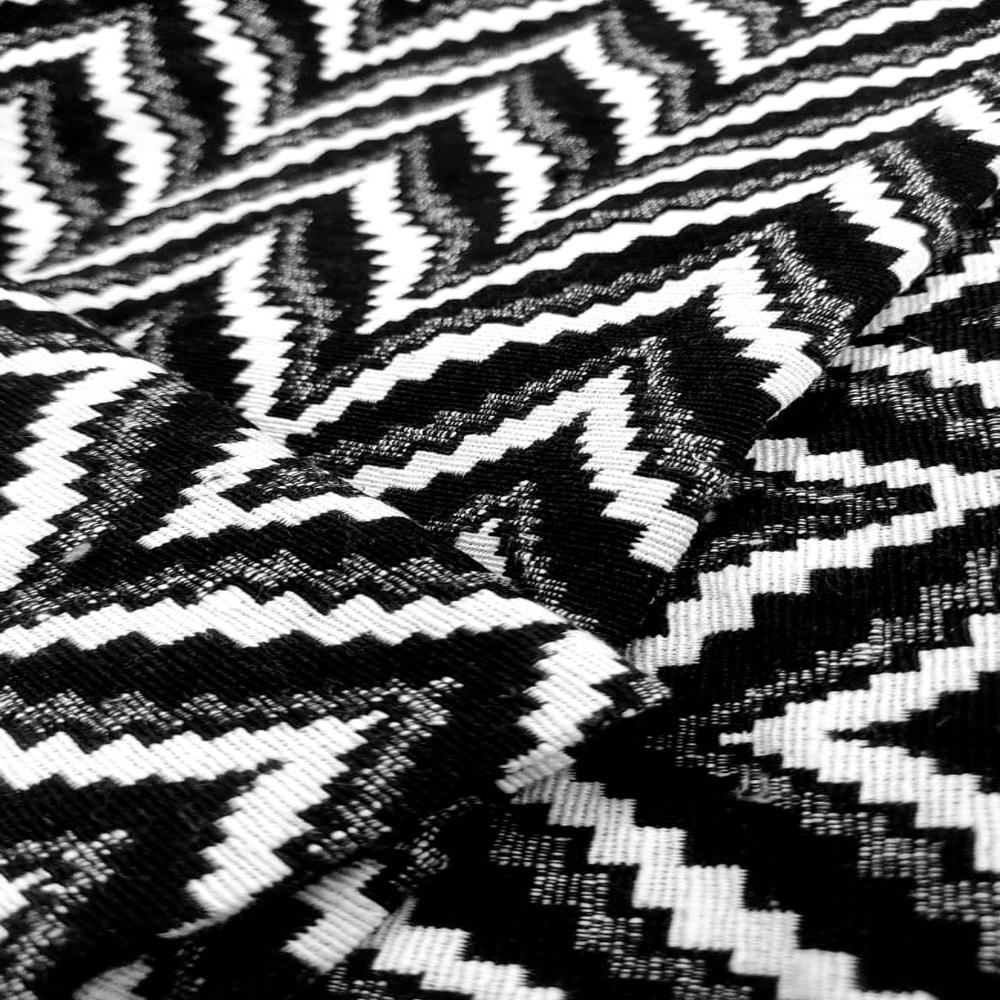 black white bag fabric jacquard