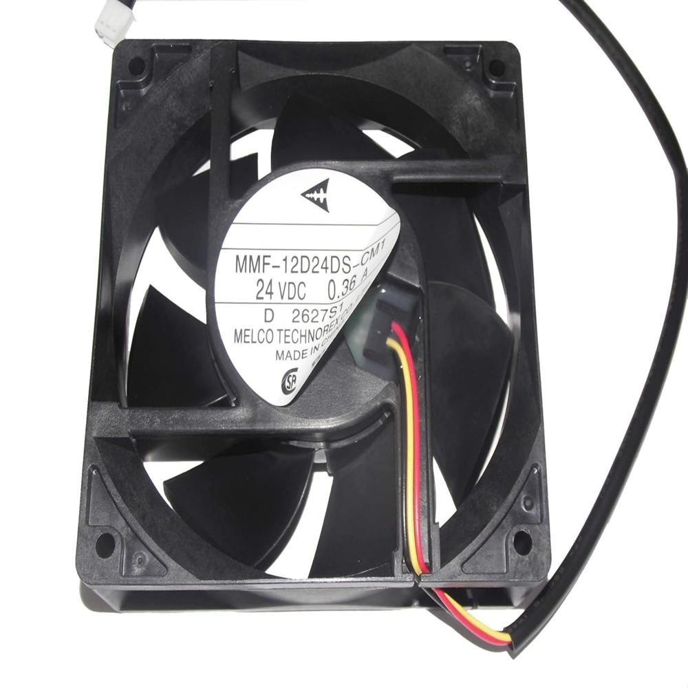 MMF-12D24DS-CM1 24V DC 0.36A 12025mm 3-Wire Ball Bearing Industrial Axial Cooling Fan 