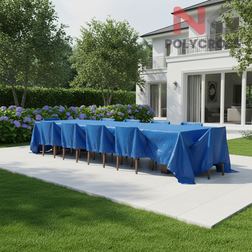 Outdoor Sofa Cover - Color: Blue